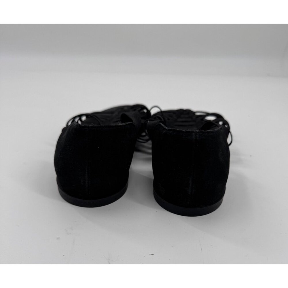 Eileen Fisher Rato Black Strappy Open Toe Flat Sandals Size 7 - Picture 3 of 7